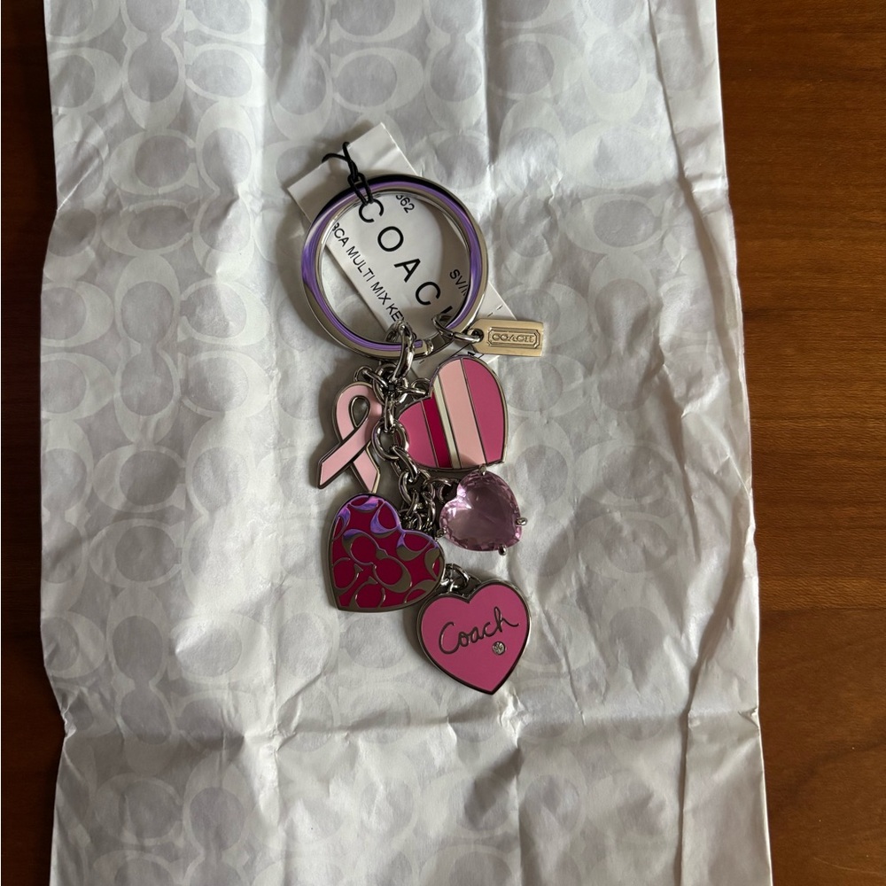 Coach Multi Mix Key Fob Charm - Picture 5 of 5